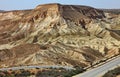 Machtesh Ramon - erosion crater in the Negev desert, the most picturesque natural landmark of Israel